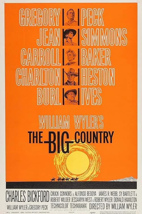 The Big Country film posteri