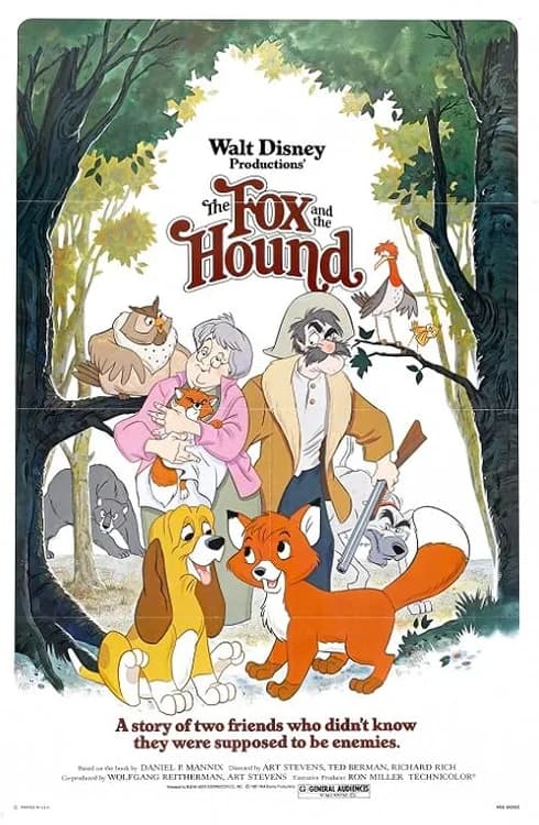The Fox and the Hound film posteri