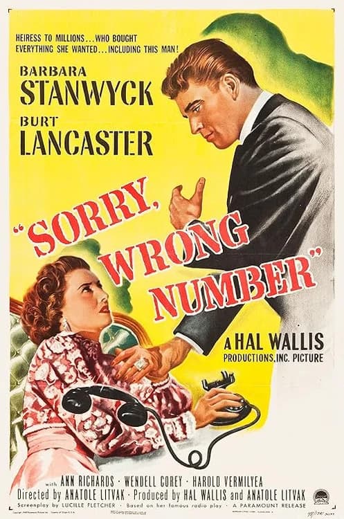Sorry, Wrong Number film posteri